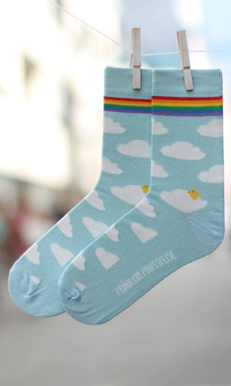 Fräulein Prusselise Kindersocken (Bio) - 31-34 Wolkenmatz von Fräulein Prusselise