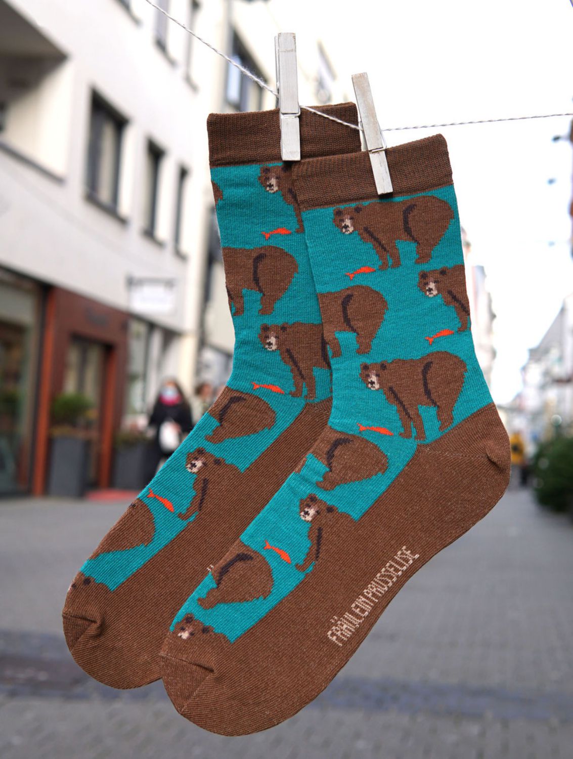 Fräulein Prusselise Kindersocken (Bio) - Bär 27-30 von Fräulein Prusselise