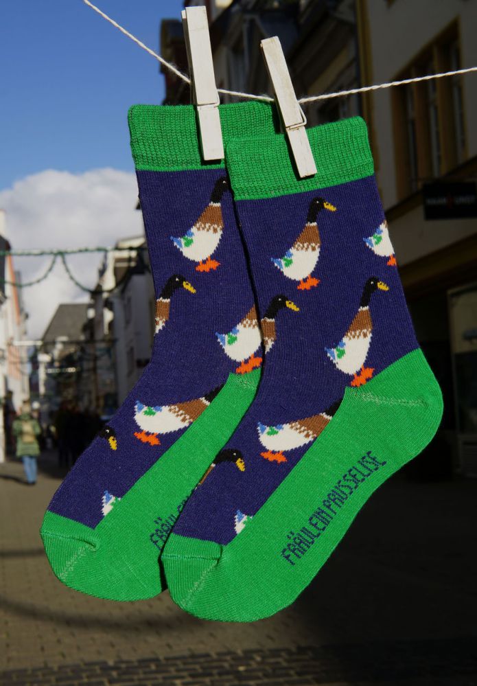 Fräulein Prusselise Kindersocken (Bio) - Ente 23-26 von Fräulein Prusselise