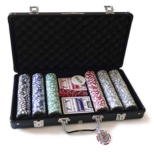 France Cartes 130005271 Mallette Poker Premium Grimaud - 300 Jetons et 2 Jeux de Cartes von France Cartes