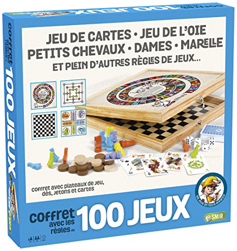 France Cartes – 527600 – Holzbox mit 100 Spielen (französischsprachig) von France Cartes