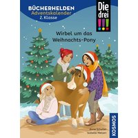 Die drei !!!, Bücherhelden 2. Klasse, Adventskalender, Wirbel um das Weihnachts-Pony von Franckh-Kosmos