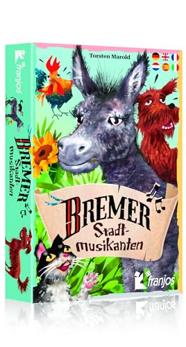 Franjos - Kartenspiel - Bremer STADTMUSIKANTEN, für 2-6 Sp. ab ca. 7 Jahren, einfache Spielregeln Franjos - Kartenspiel - Bremer STADTMUSIKANTEN, für 2-6 Sp. ab ca. 7 Jahren, einfache Spielregeln von Franjos