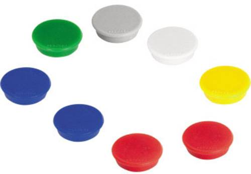 Franken Magnet (Ø) 24mm rund Mehrfarbig, Farbauswahl nicht möglich 10 St. HM20 99 von Franken
