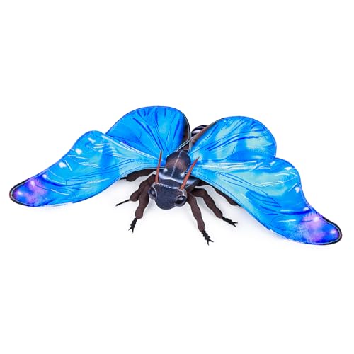 Frankiezhou Home Blue Morpho Butterfly Plüschtier, lebensechte blaue Morpho Schmetterling Stofftiere 27,9 cm, realistisches weiches großes Schmetterling-Plüsch-Modellspielzeug, einzigartige Frankiezhou Home Blue Morpho Butterfly Plüschtier, lebensechte blaue Morpho Schmetterling Stofftiere 27,9 cm, realistisches weiches großes Schmetterling-Plüsch-Modellspielzeug, einzigartige von Frankiezhou Home