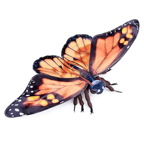 Frankiezhou Home Monarch Schmetterling Plüschtier, lebensechte Monarch-Schmetterling Stofftiere 27,9 cm, realistisches weiches großes Schmetterling-Plüsch-Modell-Spielzeug, einzigartige Frankiezhou Home Monarch Schmetterling Plüschtier, lebensechte Monarch-Schmetterling Stofftiere 27,9 cm, realistisches weiches großes Schmetterling-Plüsch-Modell-Spielzeug, einzigartige von Frankiezhou Home
