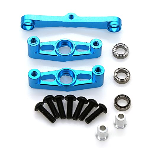 Fransande Metall Lenkung Baugruppe mit Lager für TT02 TT-02 1/10 RC Auto Upgrade Teile von Fransande
