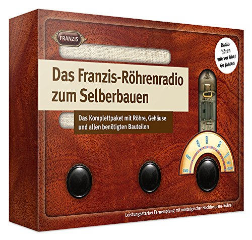 FRANZIS 67041 – Das Röhrenradio zum Selberbauen – Radio hören wie vor 60 Jahren, Komplettset inkl. 16-seitigem Handbuch (Lötbausatz) von Franzis
