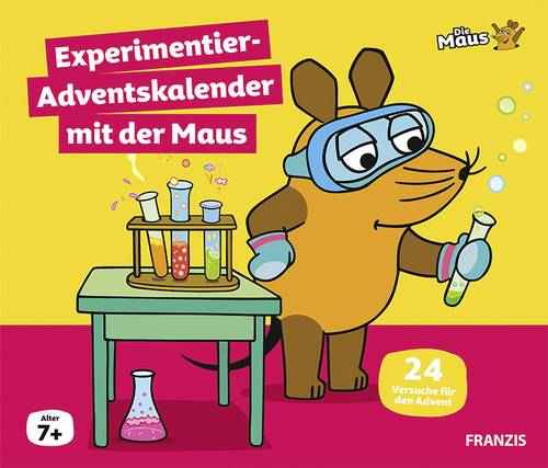Franzis Verlag Mit der Maus Experimentier-Adventskalender mit der Maus Experimente Adventskalender von Franzis Verlag