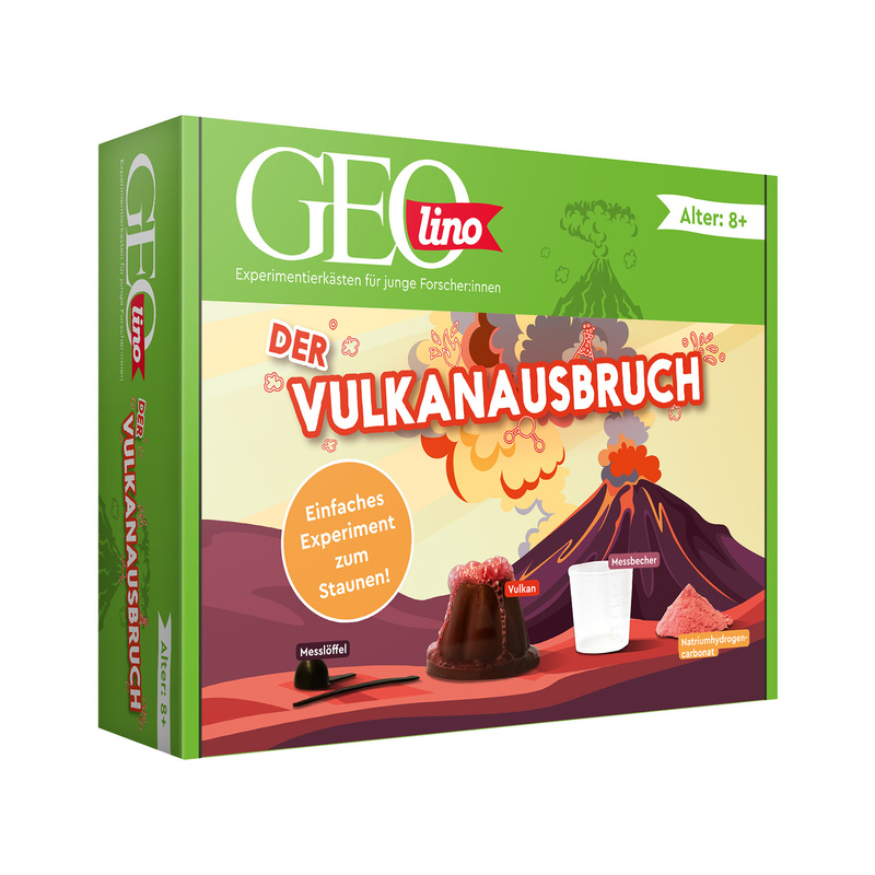 Experimentierkasten GEOLINO - DER VULKANAUSBRUCH von Franzis Verlag