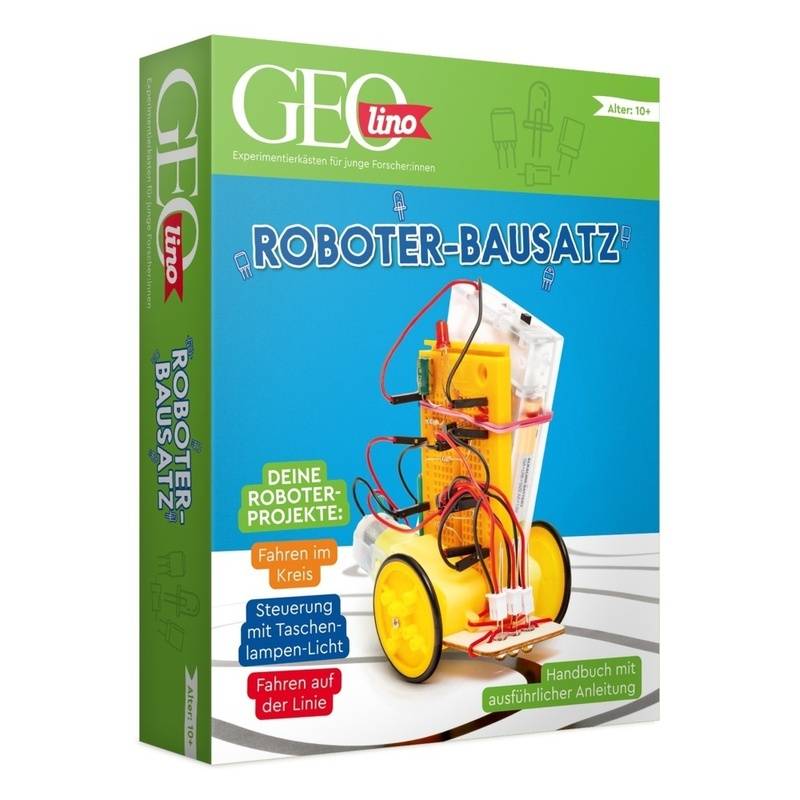 Experimentierset GEOLINO ROBOTER-BAUSATZ in gelb von Franzis Verlag