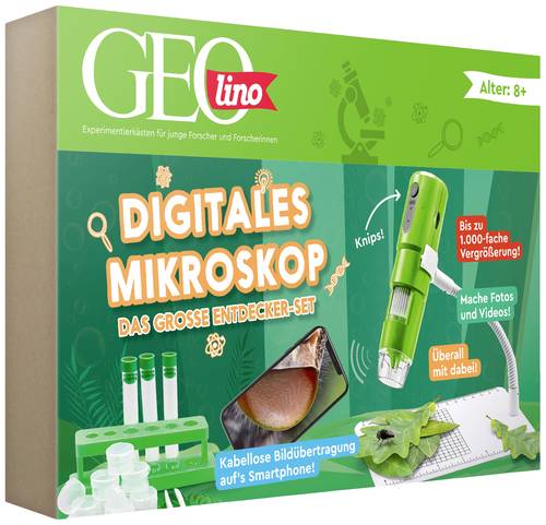 Franzis Verlag 67184 GEOLINO Das digitale Mikroskop Abenteuer-Box ab 8 Jahre Box von Franzis Verlag