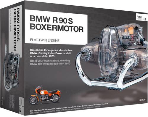 Franzis Verlag BMW R 90 S Boxermotor Bausatz ab 14 Jahre von Franzis Verlag