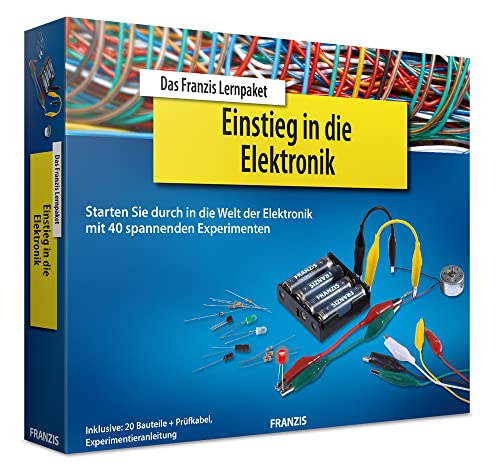 FRANZIS 65196 - Lernpaket Einstieg in die Elektronik - Spielend leicht Elektronik verstehen - empfohlen ab 14 Jahren von Franzis