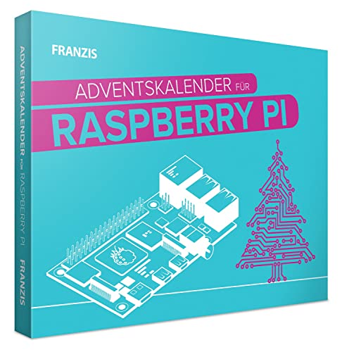 FRANZIS 55103 - Raspberry Pi Adventskalender, in 24 Tagen eine Weihnachtskrippe bauen und programmieren, inkl. 52-seitigem Handbuch, ohne Löten von Franzis
