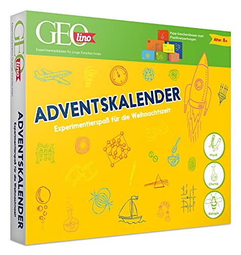 FRANZIS 67070 - GEOlino Adventskalender Naturwissenschaften (Physik, Chemie & Biologie), Experimentierspaß für die Weihnachtszeit, für Kinder ab 8 Jahren FRANZIS 67070 - GEOlino Adventskalender Naturwissenschaften (Physik, Chemie & Biologie), Experimentierspaß für die Weihnachtszeit, für Kinder ab 8 Jahren von FRANZIS