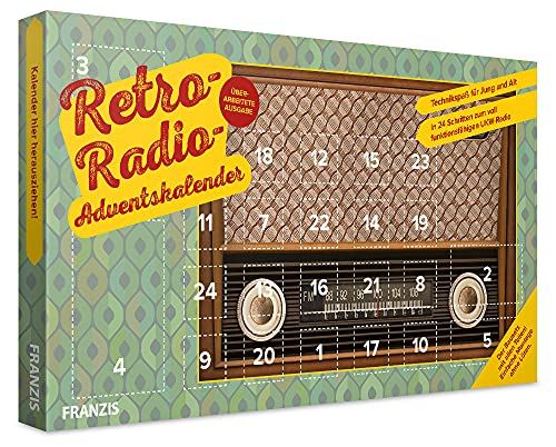 FRANZIS 67078 - Retro Radio Adventskalender, in 24 Schritten zum eigenen UKW Radio, inkl. Handbuch, ohne Löten FRANZIS 67078 - Retro Radio Adventskalender, in 24 Schritten zum eigenen UKW Radio, inkl. Handbuch, ohne Löten von Franzis