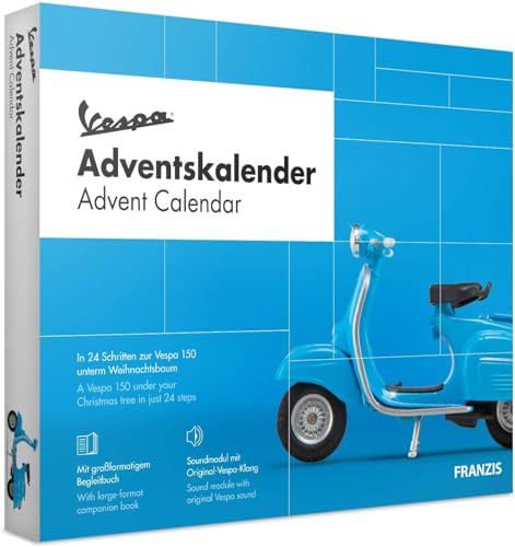 FRANZIS 67109 - Vespa Adventskalender 2020 – Modellbausatz im Maßstab 1:43, inkl. Soundmodul und 52-seitigem Begleitbuch FRANZIS 67109 - Vespa Adventskalender 2020 – Modellbausatz im Maßstab 1:43, inkl. Soundmodul und 52-seitigem Begleitbuch von Franzis