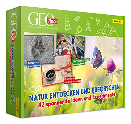 FRANZIS 67142 - GEOlino Natur entdecken und erforschen - Experimentierkasten mit 42 spannenden Ideen für Kinder ab 8 Jahren, inkl. 60-seitigem Handbuch mit Anleitungen und Zubehör FRANZIS 67142 - GEOlino Natur entdecken und erforschen - Experimentierkasten mit 42 spannenden Ideen für Kinder ab 8 Jahren, inkl. 60-seitigem Handbuch mit Anleitungen und Zubehör von Franzis