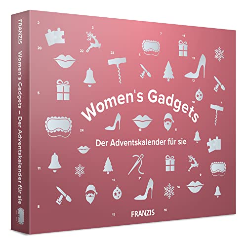 FRANZIS 67181 - Women's Gadgets - Der Adventskalender für Sie, 24 kleine Überraschungen, die Frauenherzen höher schlagen lassen von Franzis