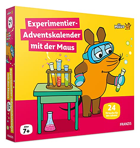 FRANZIS 67185 - Experimentier-Adventskalender mit der Maus, 24 Versuche für den Advent zum Entdecken, Forschen und Rätseln, für Kinder ab 7 Jahren FRANZIS 67185 - Experimentier-Adventskalender mit der Maus, 24 Versuche für den Advent zum Entdecken, Forschen und Rätseln, für Kinder ab 7 Jahren von Franzis