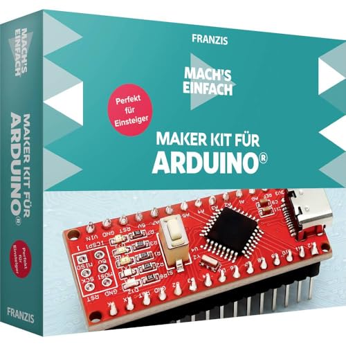 FRANZIS 671936 - Mach`s einfach - Maker Kit für Arduino Perfekt für Einsteiger, White von Franzis
