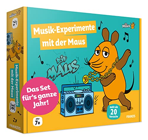 FRANZIS 67229 - Musik-Experimente mit der Maus, 20 Versuche für Ferien und Freizeit rund um das Thema Musik, empfohlen ab 7 Jahren von Franzis