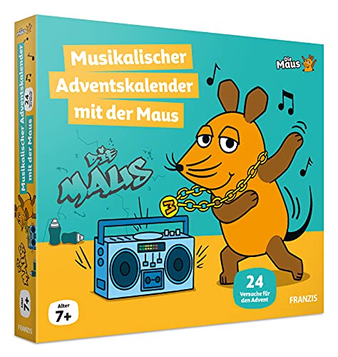 FRANZIS 67270 - Musikalischer Adventskalender mit der Maus, 24 Versuche für den Advent rund um das Thema Töne und Musik, für Kinder ab 7 Jahren FRANZIS 67270 - Musikalischer Adventskalender mit der Maus, 24 Versuche für den Advent rund um das Thema Töne und Musik, für Kinder ab 7 Jahren von Franzis