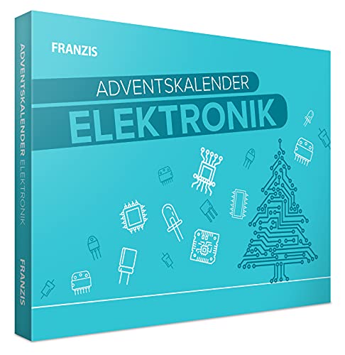 FRANZIS 67400 - Elektronik Adventskalender, 24 spannende Experimente rund um Elektronik, Komplettset mit Platine und Bauteilen, inkl. 31-seitigem Begleitbuch, Mehrfarbig FRANZIS 67400 - Elektronik Adventskalender, 24 spannende Experimente rund um Elektronik, Komplettset mit Platine und Bauteilen, inkl. 31-seitigem Begleitbuch, Mehrfarbig von Franzis