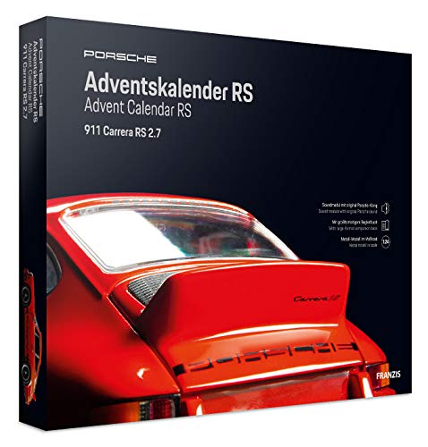 FRANZIS Porsche Carrera RS Adventskalender | in 24 Schritten zum Porsche RS unterm Weihnachtsbaum | Ab 14 Jahren von Franzis