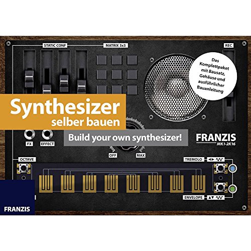 FRANZIS Synthesizer selber bauen | Komplettpaket mit Bausatz zum Basteln und Löten | Ab 14 Jahren FRANZIS Synthesizer selber bauen | Komplettpaket mit Bausatz zum Basteln und Löten | Ab 14 Jahren von Franzis