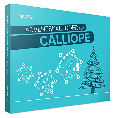 FRANZIS 55121 - Calliope Adventskalender, in 24 Tagen zum eigenen Weihnachtsschlitten, inkl. 36-seitigem Begleitbuch, ohne Löten von Franzis