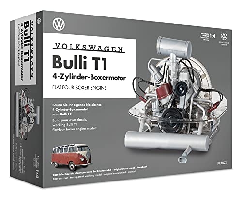 FRANZIS 67152 – Volkswagen VW Bulli T1 Boxermotor, originalgetreuer Motorbausatz des 4-Zylinder Motors im Maßstab 1:4, inkl. Soundmodul, Anleitung und 94-seitigem Begleitbuch FRANZIS 67152 – Volkswagen VW Bulli T1 Boxermotor, originalgetreuer Motorbausatz des 4-Zylinder Motors im Maßstab 1:4, inkl. Soundmodul, Anleitung und 94-seitigem Begleitbuch von Franzis