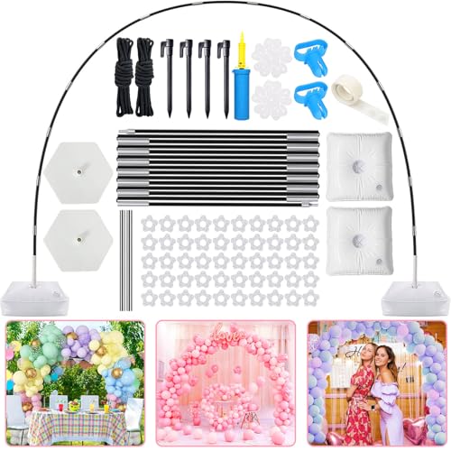 Frasheng Ballonbogen-Kit,Luftballon Bogen,Ballon Girlande mit Basis,Hochzeitsbogen,Einstellbare Luftballon Bogen,2.3x3.2M,Party Dekoration Ballonbogen für Geburtstag Hochzeit Weihnachten Dekoration Frasheng Ballonbogen-Kit,Luftballon Bogen,Ballon Girlande mit Basis,Hochzeitsbogen,Einstellbare Luftballon Bogen,2.3x3.2M,Party Dekoration Ballonbogen für Geburtstag Hochzeit Weihnachten Dekoration von Frasheng