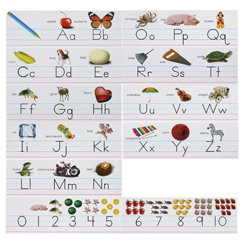 Alphabet Bulletin Board, Alphabet Learning Cards, Bright Classroom Decoration Tools, Reusable Educational Visual Aids, Letter Flashcard for Wall Display, Kindergarten, Daycare, Preschool Alphabet Bulletin Board, Alphabet Learning Cards, Bright Classroom Decoration Tools, Reusable Educational Visual Aids, Letter Flashcard for Wall Display, Kindergarten, Daycare, Preschool von Fravsiu