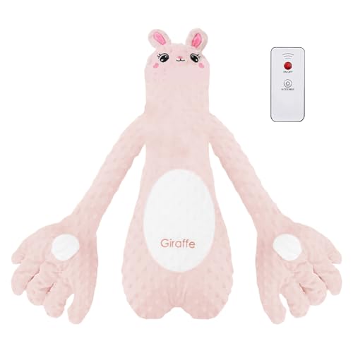 Baby Sleep Aid, Kid Startle Soother, Skin-Friendly Comfort Plush, Rhythmic Patting Motion, Sleep Toy for Bedtime Routine, Travel, Naps, Daytime Rest, Crib Use, Polyester, 24.41x9.84x5.91 Inches von Fravsiu