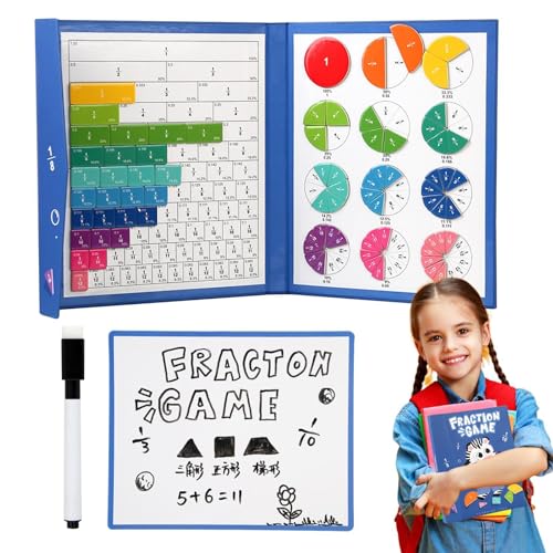 Brüche Lernen, Lernhilfen, Mathe-Lernspielzeug | Lernspielzeug für Mathe mit Bruchrechnungsstreifen | Mehrzweck-Lerntools für den Unterricht | Ideal für Schulen und Mathe-Spiele Brüche Lernen, Lernhilfen, Mathe-Lernspielzeug | Lernspielzeug für Mathe mit Bruchrechnungsstreifen | Mehrzweck-Lerntools für den Unterricht | Ideal für Schulen und Mathe-Spiele von Fravsiu