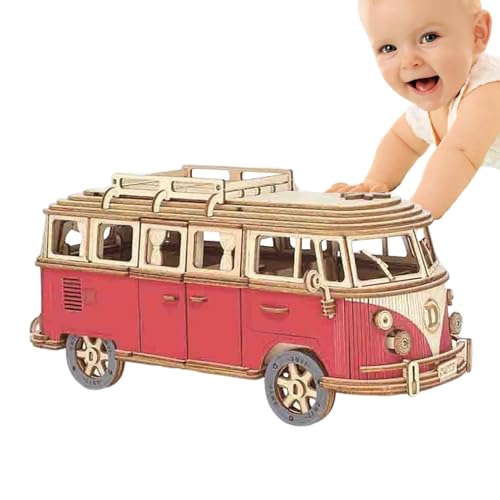 Bus-Modellbausatz, Bastelsatz, Puzzle-Set, Modellbausatz-Bausatz, Puzzle-Bus-Bausatz, Bus-Spielzeug aus, Reisebus-Puzzle für Kinder, Puzzle für Erwachsene Bus-Modellbausatz, Bastelsatz, Puzzle-Set, Modellbausatz-Bausatz, Puzzle-Bus-Bausatz, Bus-Spielzeug aus, Reisebus-Puzzle für Kinder, Puzzle für Erwachsene von Fravsiu