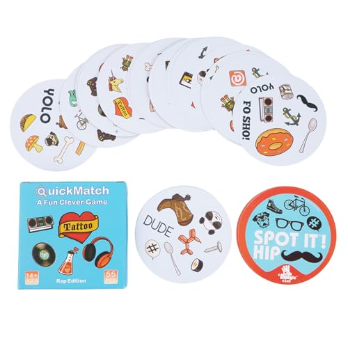Card Game, Paper Toy, Music-Themed Challenging Deck mit 55 Blättern und Anleitung, Multiplayer-Set, lustiges Set für Familie, Nacht, Gathering Dorm, Picknick, Reisen, Zuhause, 8,9 x 3,03 x 0,79 cm Card Game, Paper Toy, Music-Themed Challenging Deck mit 55 Blättern und Anleitung, Multiplayer-Set, lustiges Set für Familie, Nacht, Gathering Dorm, Picknick, Reisen, Zuhause, 8,9 x 3,03 x 0,79 cm von Fravsiu