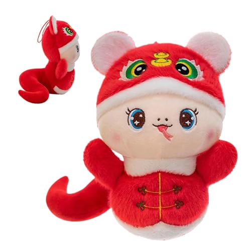 Chinesische Neujahrsschlange Plüsch, Plüschschlange Maskottchen für 2025, niedliches Schlangen Plüschspielzeug für Heimdekoration, Plüschkissen zum Thema Neujahr Chinesische Neujahrsschlange Plüsch, Plüschschlange Maskottchen für 2025, niedliches Schlangen Plüschspielzeug für Heimdekoration, Plüschkissen zum Thema Neujahr von Fravsiu
