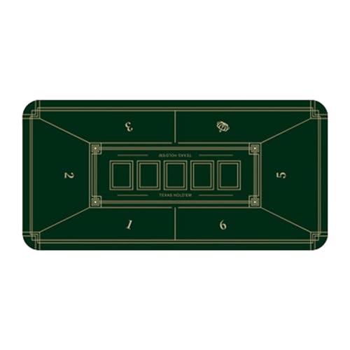 Fravsiu Blackjack-Tischplatte, zusammenklappbar, Poker-Tischplatte, Poker-Tischauflage, tragbar, wasserdicht, von Fravsiu