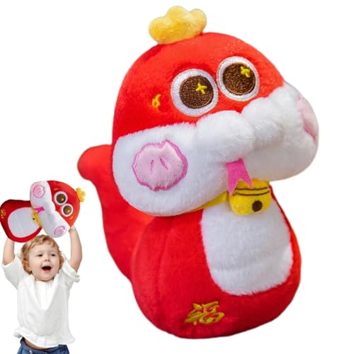 Fravsiu Chinese New Year Snake Stuffed Plush Toy, 11 inch Year of The Snake Doll, Soft and Cute Snake with Lucky Charm for Celebrations, Snake Stuffed Animal for Kids, Home Decor, and Gift Fravsiu Chinese New Year Snake Stuffed Plush Toy, 11 inch Year of The Snake Doll, Soft and Cute Snake with Lucky Charm for Celebrations, Snake Stuffed Animal for Kids, Home Decor, and Gift von Fravsiu