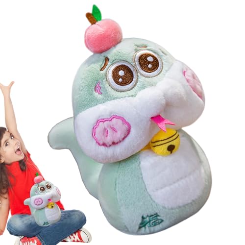 Fravsiu Chinese New Year Snake Stuffed Plush Toy, 11 inch Year of The Snake Doll, Soft and Cute Snake with Lucky Charm for Celebrations, Snake Stuffed Animal for Kids, Home Decor, and Gift Fravsiu Chinese New Year Snake Stuffed Plush Toy, 11 inch Year of The Snake Doll, Soft and Cute Snake with Lucky Charm for Celebrations, Snake Stuffed Animal for Kids, Home Decor, and Gift von Fravsiu