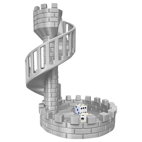 Fravsiu Dice Tower Board Game, Ancient Roman Castle Theme, Decorative Cubes Rolling Spire, Desktop Display Piece, Ideal for Tabletop Games, RPG Lessons, and Match Room Decor Fravsiu Dice Tower Board Game, Ancient Roman Castle Theme, Decorative Cubes Rolling Spire, Desktop Display Piece, Ideal for Tabletop Games, RPG Lessons, and Match Room Decor von Fravsiu