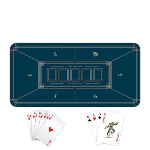 Fravsiu Faltbare Poker-Tischplatte, Pokergummi-Matte – Poker-Tisch-Layout, Pokergummimatte, wasserfest, rutschfest, glatt, professionell Fravsiu Faltbare Poker-Tischplatte, Pokergummi-Matte – Poker-Tisch-Layout, Pokergummimatte, wasserfest, rutschfest, glatt, professionell von Fravsiu
