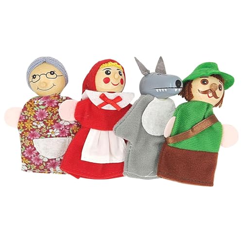 Fravsiu Fingerpuppen für die Familie, Fingerpuppen für Kleinkinder – Fingerpuppenspielzeug, 4-teiliges Fingerpuppen-Set, Partygeschenke, Lernspielzeug Fravsiu Fingerpuppen für die Familie, Fingerpuppen für Kleinkinder – Fingerpuppenspielzeug, 4-teiliges Fingerpuppen-Set, Partygeschenke, Lernspielzeug von Fravsiu