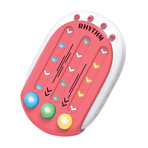 Fravsiu Hand Held Game Consoles, Rhythm Game Console, Fidget Sensory Toy, Interactive Music Game, Handheld Button Game, Sensory Push Games, Interactive Handheld Rhythm Game for Kids von Fravsiu