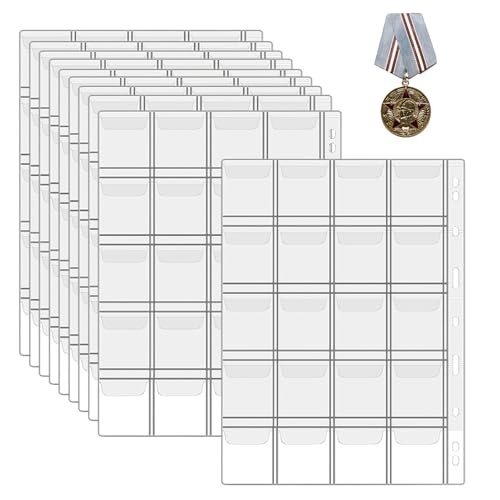 Fravsiu Münzalben für Sammler - Münzhalteralbum - Tragbares transparentes Währungssammelbuch, Neujahrsgeschenk für Liebhaber von Papiergeld-Briefmarken Fravsiu Münzalben für Sammler - Münzhalteralbum - Tragbares transparentes Währungssammelbuch, Neujahrsgeschenk für Liebhaber von Papiergeld-Briefmarken von Fravsiu