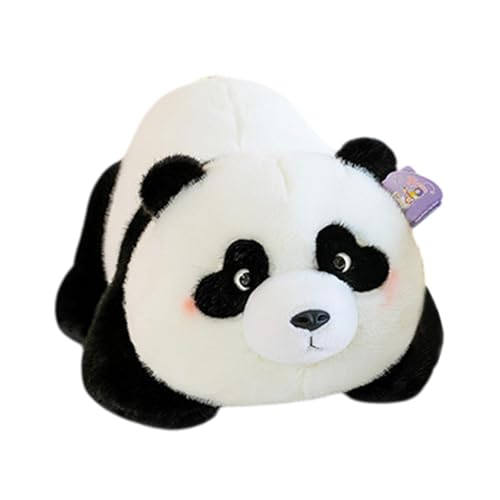 Fravsiu Niedliches Panda Plüschspielzeug | Soft Lying Panda Gefülltes Tier Kissen | Bequemes Panda Plüschspielzeug | Niedliches Cartoon Panda Puppe, Cuddly Plüsch für Kinder Raumdekoration Fravsiu Niedliches Panda Plüschspielzeug | Soft Lying Panda Gefülltes Tier Kissen | Bequemes Panda Plüschspielzeug | Niedliches Cartoon Panda Puppe, Cuddly Plüsch für Kinder Raumdekoration von Fravsiu