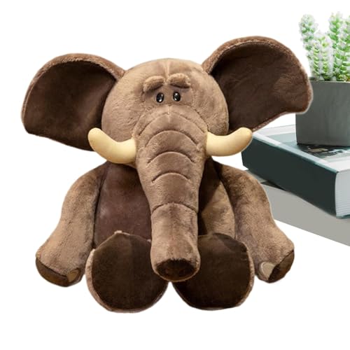 Fravsiu Plüschtier, Elefant, weiches Plüschtier, Elefant, Plüsch, niedlich, Plüsch, Dekoration, Tier, bequem, für Zimmer und Fravsiu Plüschtier, Elefant, weiches Plüschtier, Elefant, Plüsch, niedlich, Plüsch, Dekoration, Tier, bequem, für Zimmer und von Fravsiu